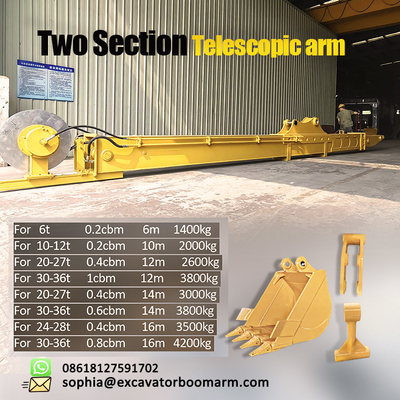 Boom Teleskopik Ekskavator CAT CAT320 14 Meter HG785 Q355B