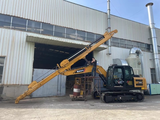 Customized Color Excavator Telescopic Boom untuk Deep Digging 6-16m Mencapai 700 Bahan Baja.