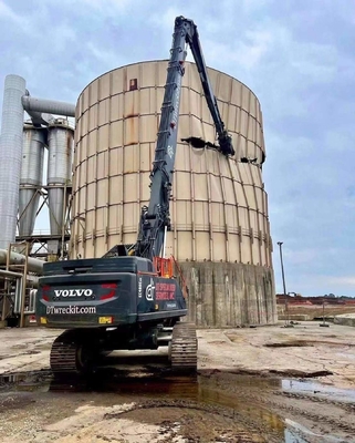 20m 21m 24m High Reach Demolition Boom Untuk Excavator Excavator High Reach Demolition Sanny Hitachi Komatsu Cat