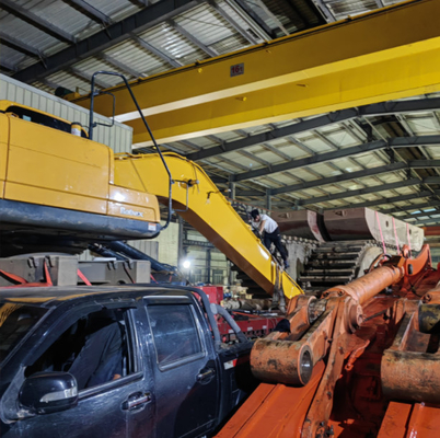 Boom Jangkauan Panjang 14m Untuk Ekskavator CAT CAT320 Digunakan Untuk Pengerukan Sungai