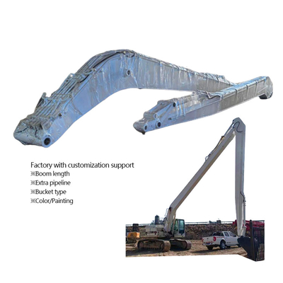 Sertifikasi CE 20m Excavator Long Boom Arm Q355B Q690D Dengan Bucket