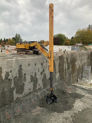 Boom Teleskopik Excavator Panjang 25 Meter, Boom Jangkauan Panjang Excavator 0,42 cbm