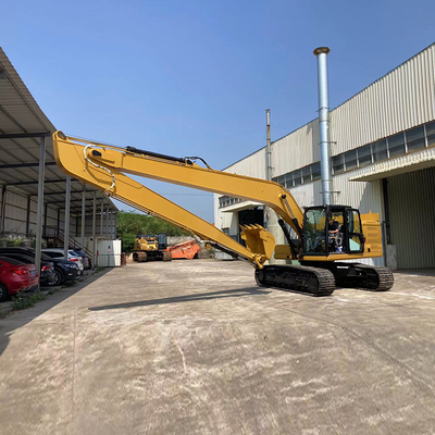 Jauh di Depan 18m Excavator Long Boom Untuk 20T Sanny Hitachi Komatsu Cat