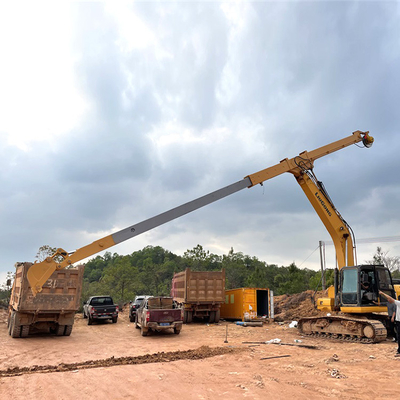 CAT320 Boom Teleskopik Ekskavator Kokoh Jangkauan Panjang 14m Dengan Bucket Tugas Berat