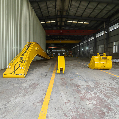 Long Reach Excavator Dipper Arm 10M - 28M Dengan Bucket Dan Silinder Untuk CAT