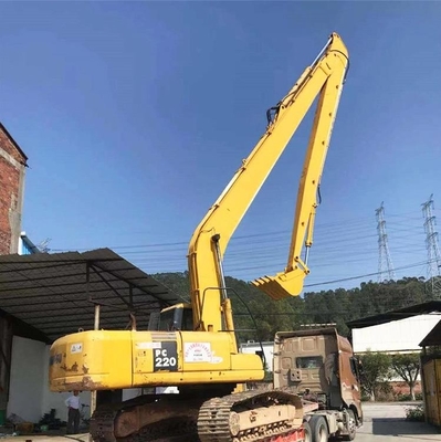 Sertifikasi CE Excavator Long Arm Booms 17m 18m Q355B Kuning/Merah/Hijau