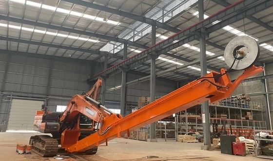 Telescoping Hydraulic Excavator Boom Efisiensi Tinggi Pegangan Telescopic Boom Untuk Kucing Hitachi