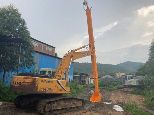 Excavator Kekuatan Tinggi Jangka Panjang Telescopic Arm Boom Multiple Length Untuk Hitachi