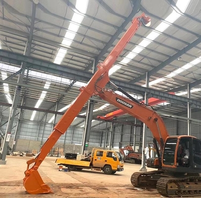 Excavator Kekuatan Tinggi Jangka Panjang Telescopic Arm Boom Multiple Length Untuk Hitachi