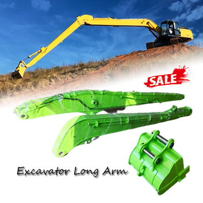 15M-18M Opsional Excavator Long Reach Boom, Excavator Long Boom CAT320D PC130