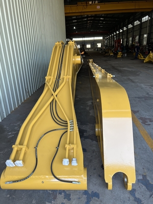 Dijamin Long Reach Excavator Dipper Arm 10M-18M Dengan ember dan silinder untuk CAT