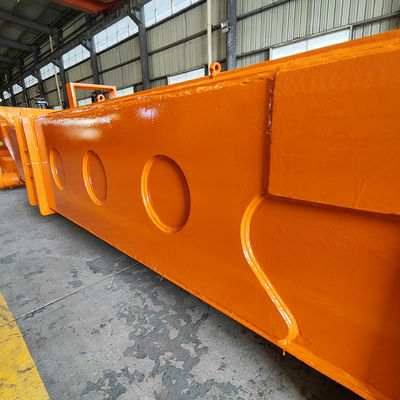 Lengan Boom Teleskopik Ekskavator Panjang 5748kg Dengan Clamshell Untuk Hitachi /