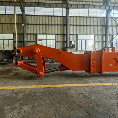 Lengan Boom Jangkauan Panjang Teleskopik Ekskavator 0,40 Cbm Dengan Bucket Clamshell Untuk Hitachi