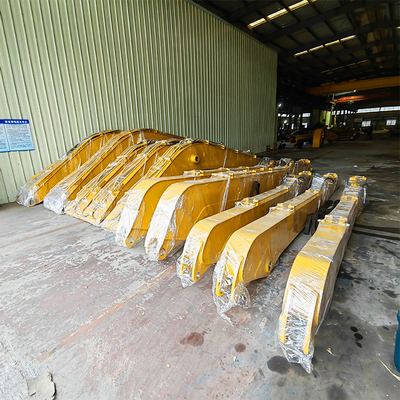 Dijamin Long Reach Excavator Dipper Arm 10M-18M Dengan ember dan silinder untuk CAT