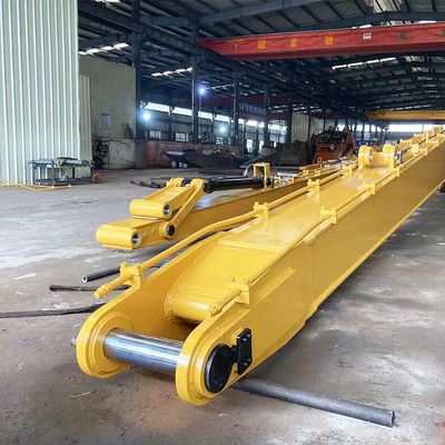 Dijamin Long Reach Excavator Dipper Arm 10M-18M Dengan ember dan silinder untuk CAT