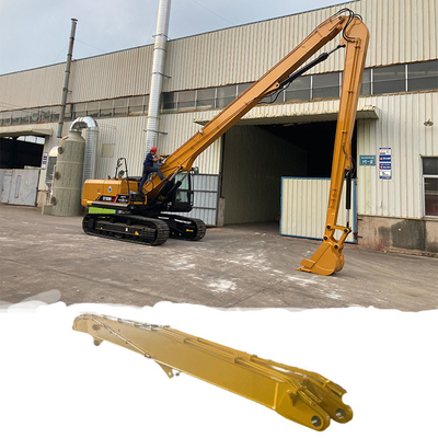 Kekuatan tinggi 23m 24m Demolition Boom Arm Pada Excavator Untuk Sanny Komatsu Hitachi Kato Etc