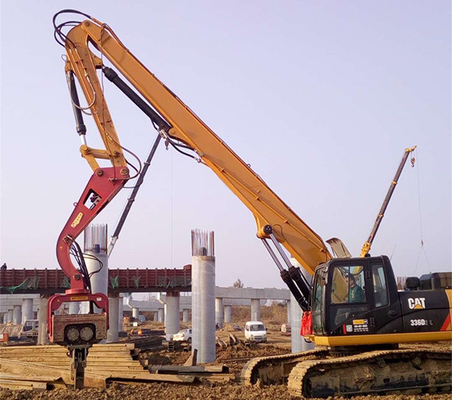 OEM 11-20m Excavator Boom Pile Mengemudi Efisiensi Tinggi Untuk PC400 CAT352 DX700