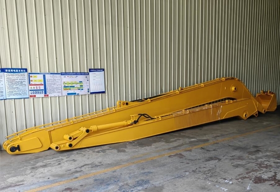 Q355B Excavator Long Reach Booms Arm Long Boom Kuning Merah Hijau 7m Panjang