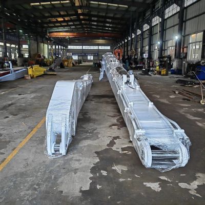 Daya tahan Q355B Excavator Long Boom Untuk Hitachi Komatsu Sanny