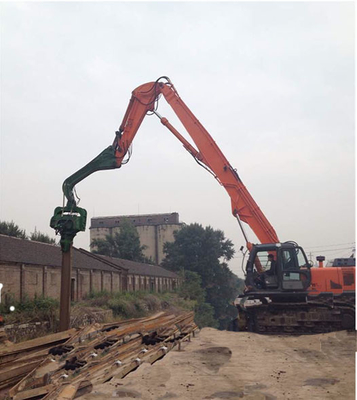 Profesional Excavator pile driver attachment untuk excavator excavator long reach boom excavator long boom arm untuk dijual