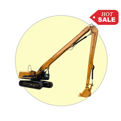 Kekuatan tinggi 23m 24m Demolition Boom Arm Pada Excavator Untuk Sanny Komatsu Hitachi Kato Etc