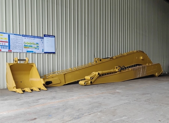 Filipina Custom Made 14m Excavator Long Boom Arm With Bucket