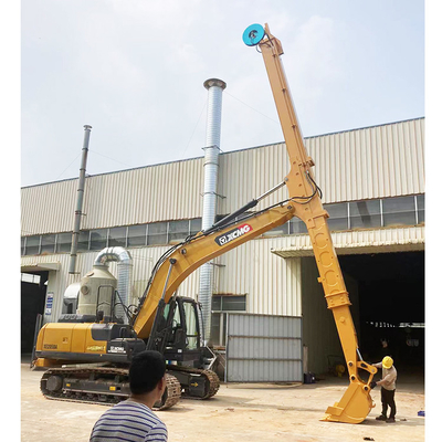 Excavator Kekuatan Tinggi Jangka Panjang Telescopic Arm Boom Multiple Length Untuk Hitachi