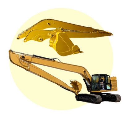 1000mm Excavator Long Boom Warna Dapat Disesuaikan Untuk 320 PC200 ZX330
