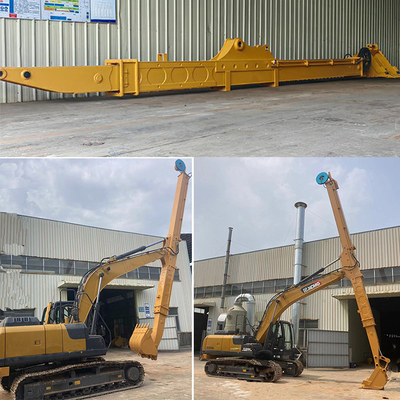 Double Reinforcing Excavator Telescopic Boom Wear Resistant 12 - 25m Untuk SK250 SH260 ​​SH380