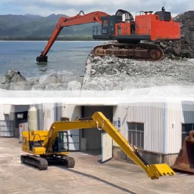 Bahan premium long reach Excavator Reach Long Arm Excavator Long Stick Excavator For Sale Long Excavator Boom Untuk Kucing Excavator long arm excavator long boom long reach excavator boom