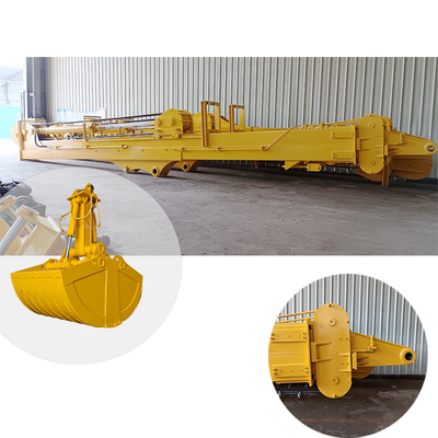 Antiwear 20-50ton Excavator Telescopic Boom Tiga Segmen 25m 30m 32m CAT SY PC ZX