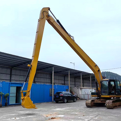 Q355B Excavator Long Boom 16m 18m dengan dua ton tambahan counter berat Untuk CAT320D