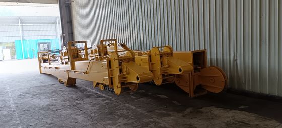 Excavator Telescopic Arm Dengan Clamshell Bucket Untuk Hitachi  Volvo XCMG Doosan