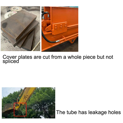 Kekuatan Tinggi 0.1CBM Excavator Sliding Arm Untuk Hitachi Komatsu Kato kucing excavator teleskopik lengan teleskopik boom excavator boom arm excavator long reach arm long reach boom