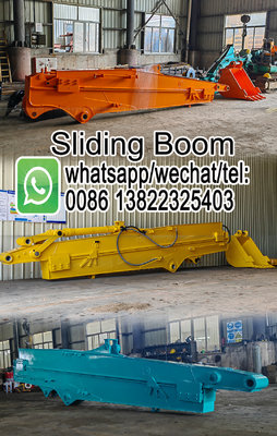 Kekuatan Tinggi 0.1CBM Excavator Sliding Arm Untuk Hitachi Komatsu Kato kucing excavator teleskopik lengan teleskopik boom excavator boom arm excavator long reach arm long reach boom