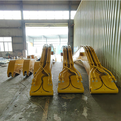 Custom Long Reach Excavator Reach, OEM ODM 8-30 Meter Extended Boom Arm untuk CAT Hitachi 6-120 ton Excavator Long Arms