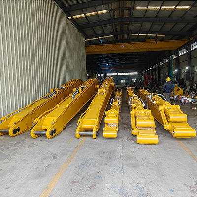SK120 SK130 CAT312 CAT313 PC120 ZX130 12-13 Ton Excavator Spare Parts 13m-14m Lengthening Arm Boom Long Reach Boom Mesin konstruksi
