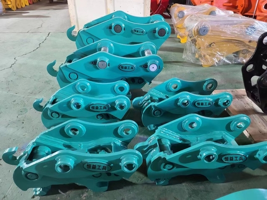 Aman Excavator High-efektif Quick Coupler, Hydraulic Quick Hitch Dengan Pin Untuk Kucing Hitachi komatsu sanny