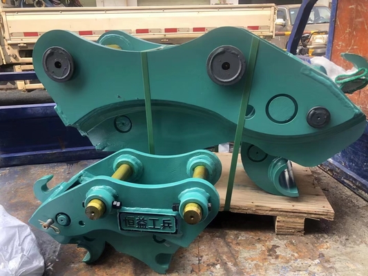 Aman Excavator High-efektif Quick Coupler, Hydraulic Quick Hitch Dengan Pin Untuk Kucing Hitachi komatsu sanny