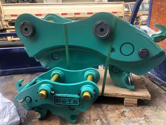 Aman Excavator High-efektif Quick Coupler, Hydraulic Quick Hitch Dengan Pin Untuk Kucing Hitachi komatsu sanny