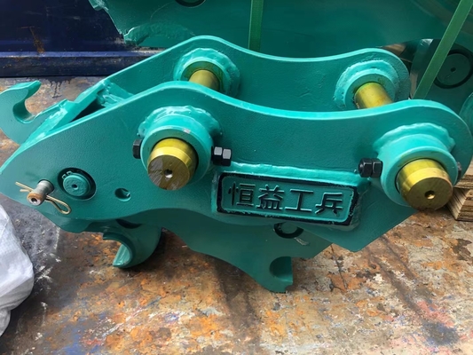 Aman Excavator High-efektif Quick Coupler, Hydraulic Quick Hitch Dengan Pin Untuk Kucing Hitachi komatsu sanny