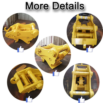 Hydraulic Quick Hitch Coupler Untuk 1ton 4ton 20ton 50ton Excavator Bucket Attachment