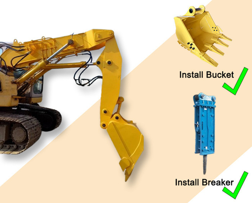 Cat Hitachi Komatsu Excavator Tunnel Boom excavator memperpendek lengan excavator memperpendek boom arm excavator boom dan arm digger boom arm short reach boom