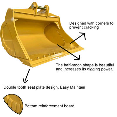 Lebih lama umur  Komatsu Hitachi Excavator Lumpur ember