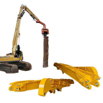 Excavator Pile Driver Attachment For Cat Hitachi Komatsu excavator pile lengan pile boom