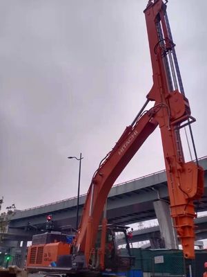 20 Meter Telescopic Arm Tiga Bagian dengan Clamshell Bucket untuk Dijual