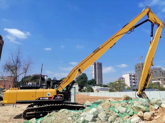 Boom Demolisi Lengan Jangkauan Tinggi yang Disesuaikan 18M 20M 24M 26M 28M 30M Excavator Jangkauan Tinggi untuk Suku Cadang Mesin Konstruksi 325 PC200 ZX200