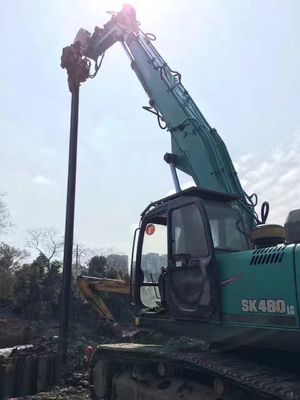 Efisiensi tinggi ZX520 excavator pilar lengan Q355B/Q690D proyek jembatan kereta api penyimpangan kota Sanshui dibuka pada sudut 160 derajat