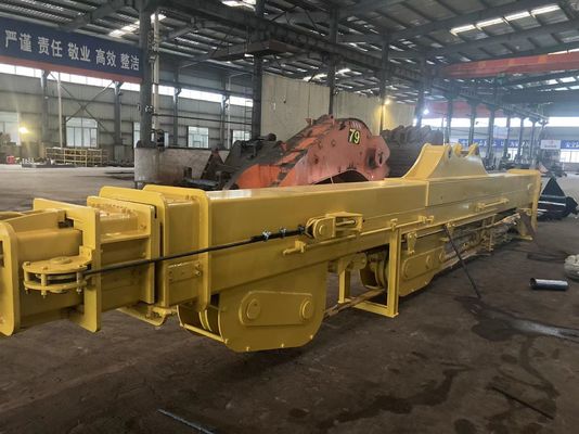 Excavator Tiga Bagian Demolition Arm Hyundai R225 Disesuaikan 25T-45T Gedung Tinggi Proyek Demolition Q355B