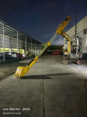 Excavator Tiga Bagian Demolition Arm Hyundai R225 Disesuaikan 25T-45T Gedung Tinggi Proyek Demolition Q355B